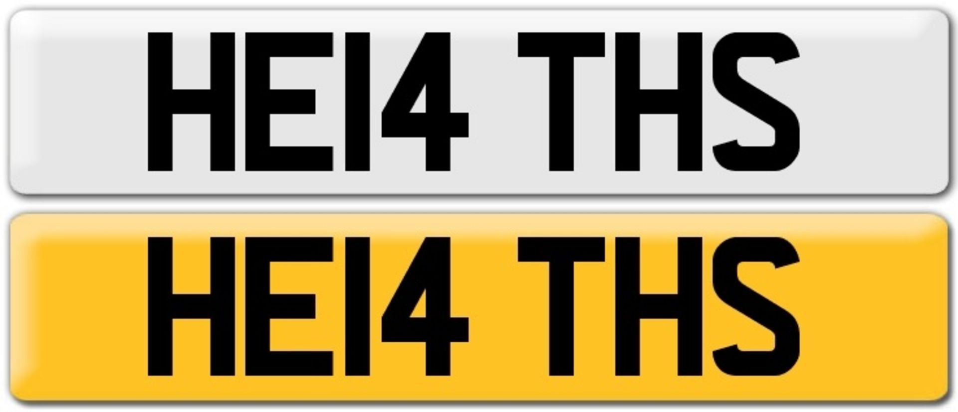 HE14 THS CHERISHED NUMBER PLATE