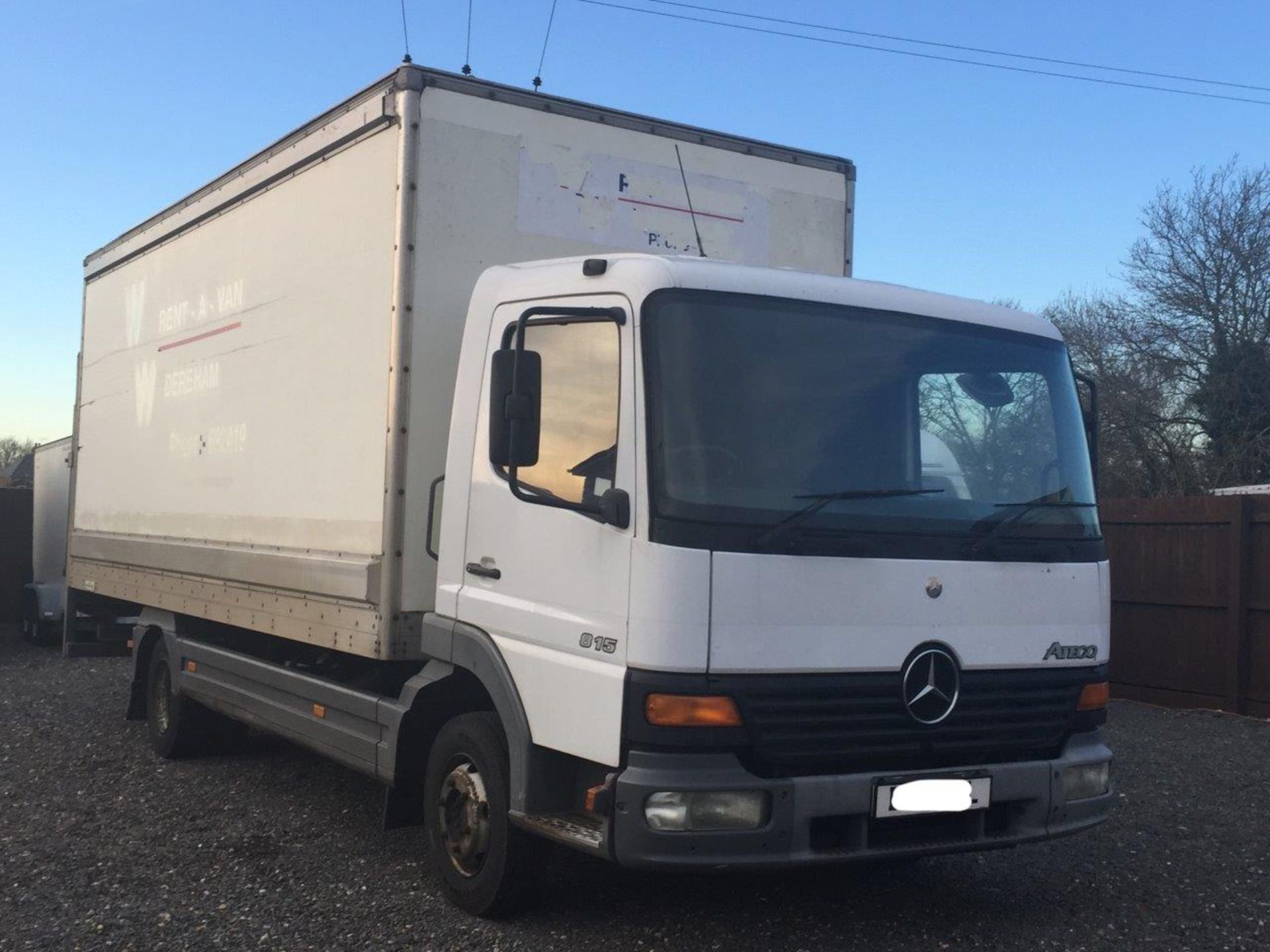 2001/51 REG MERCEDES ATEGO 815 19 FT 7.5 TONNE BOX VAN WITH TAIL LIFT *NO VAT*