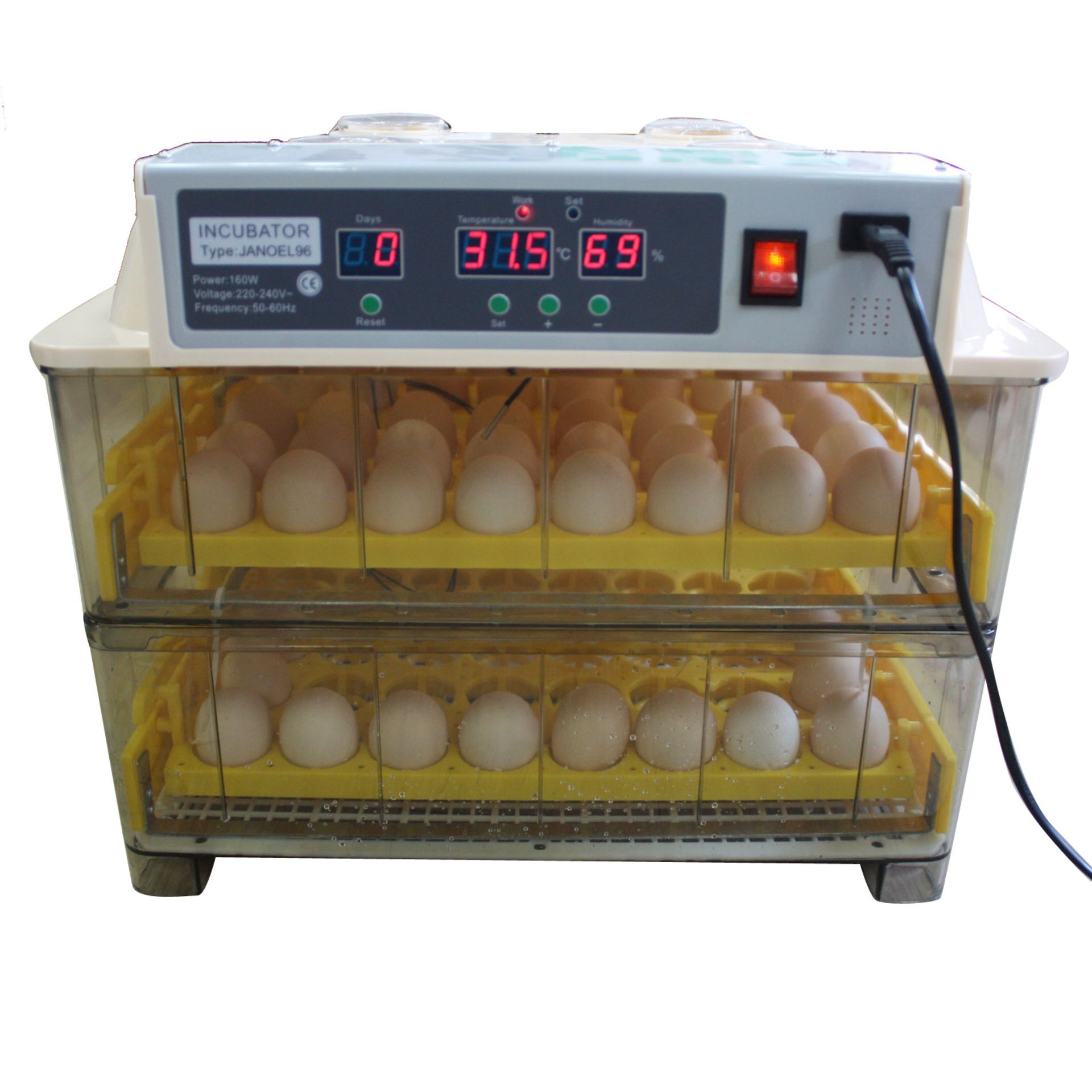 JANOEL 96 AUTOMATIC INCUBATOR - USED BUT IN AS NEW CONDITION