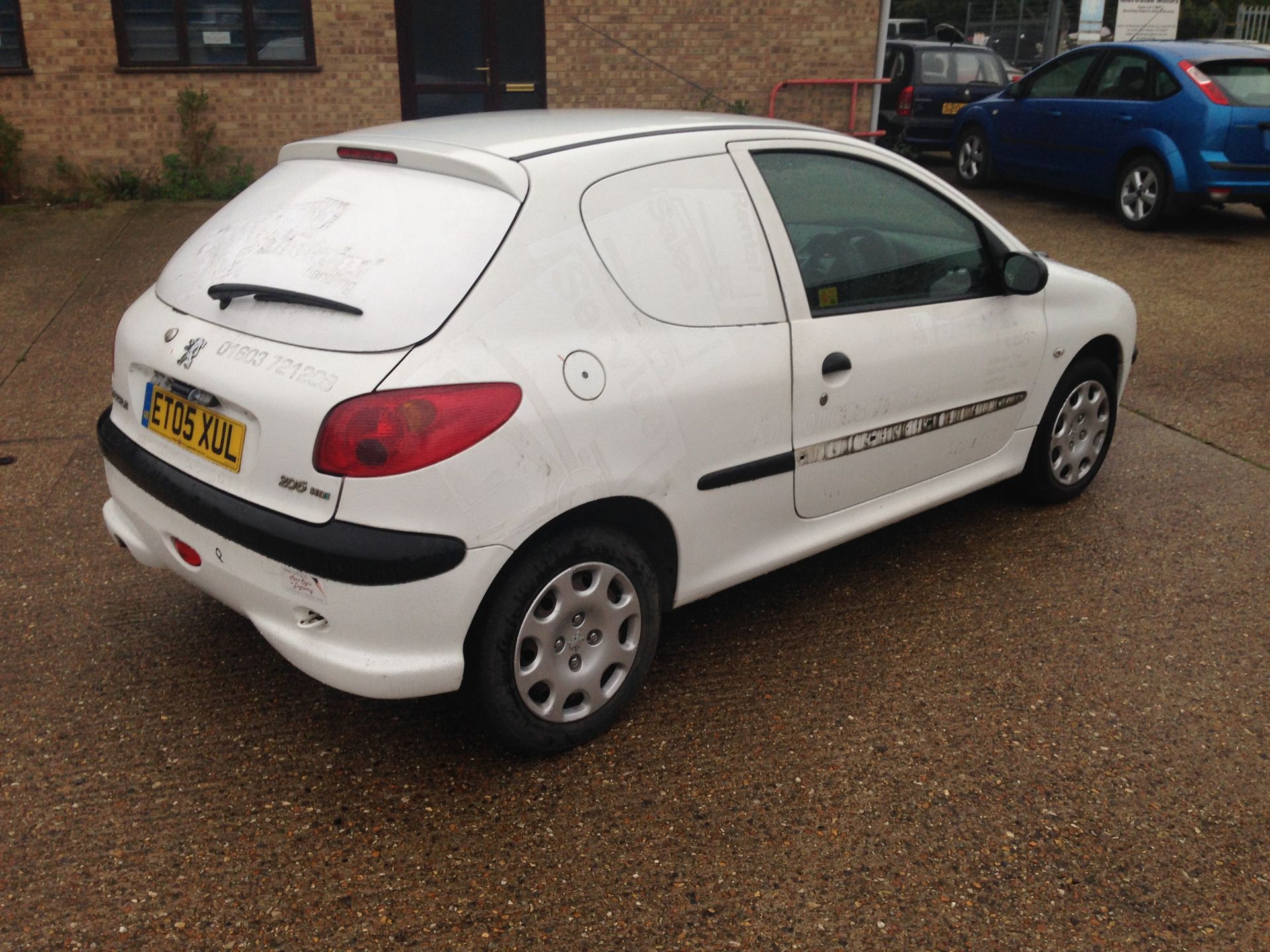 2005/05 REG PEUGEOT 206 1.4 HDI VAN - Image 4 of 6