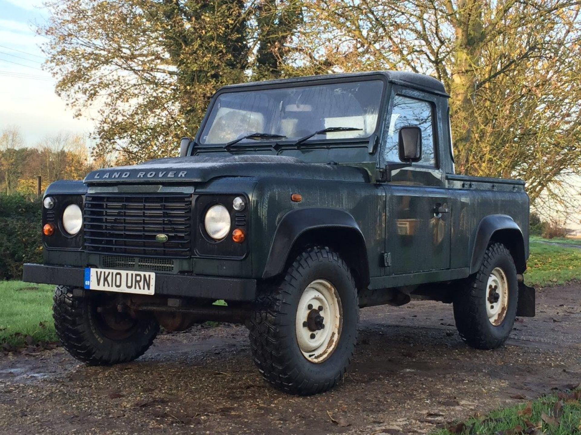 2010/10 REG LAND ROVER DEFENDER 90 PICK UP 2.4 TDCI ONE OWNER - Image 2 of 10