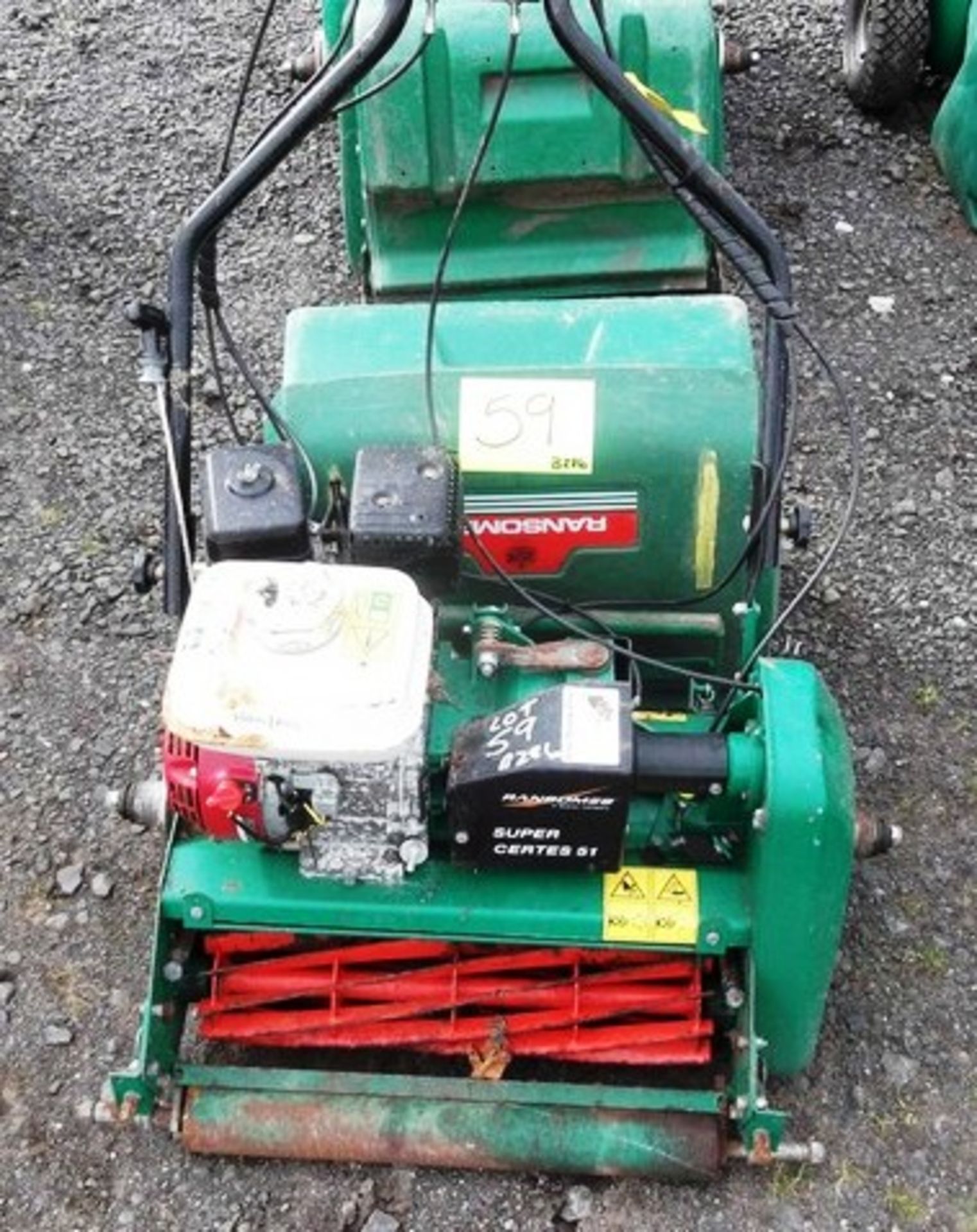 RANSOMES SUPER CERTES 51 LAWNMOWER WITH GRASS BOX