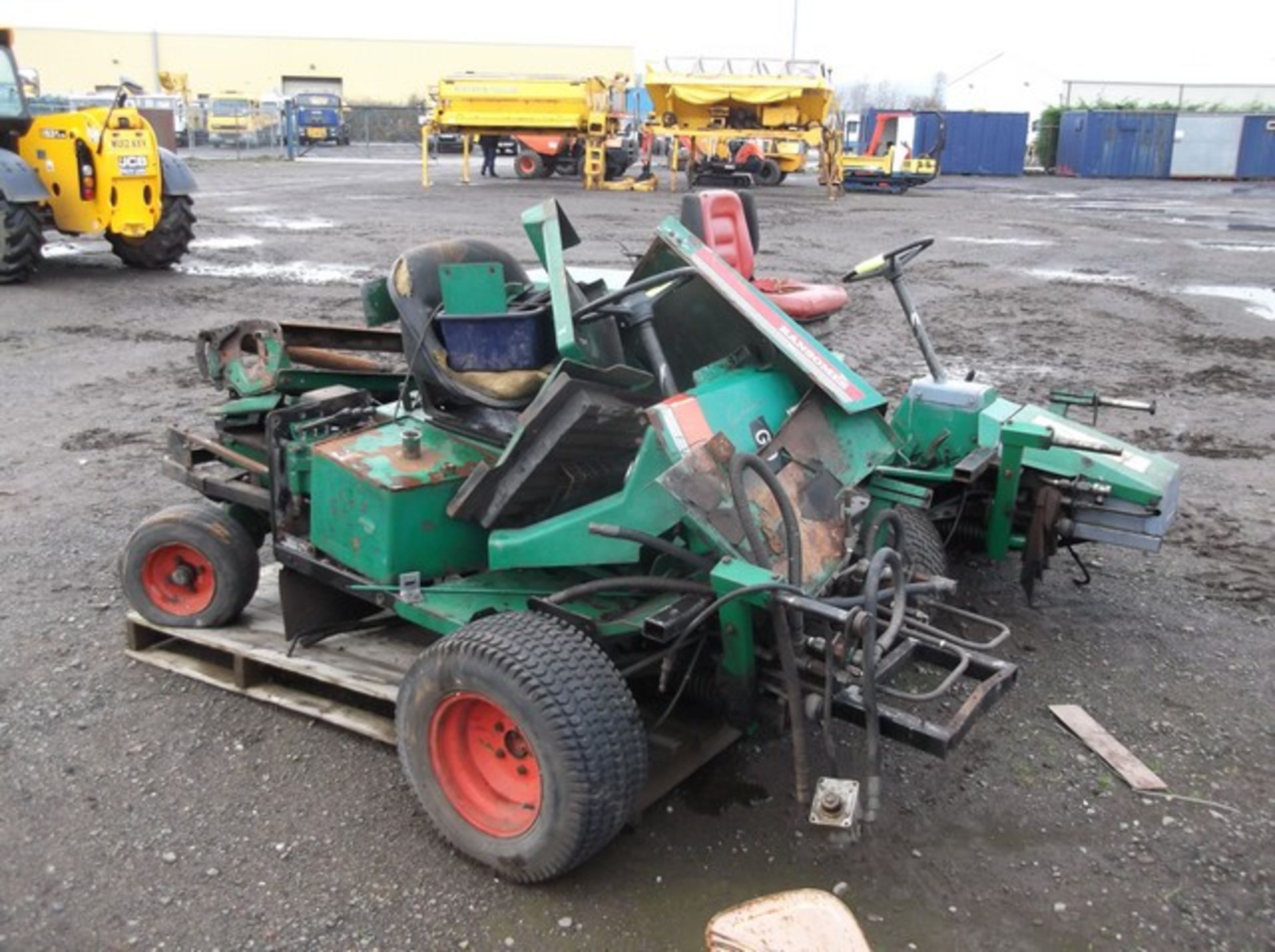 2 QTY RANSOMES TRIPLE K MOWERS FOR SPARES OR REPAIRS - Image 3 of 8
