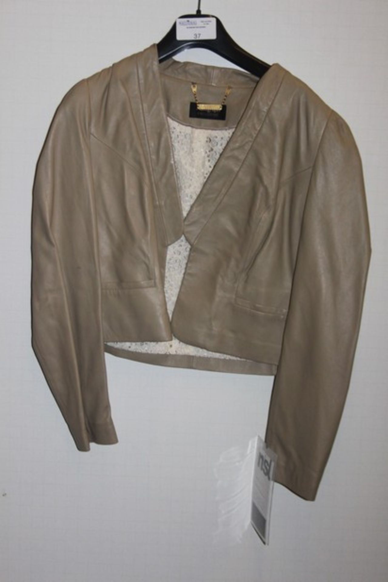BRAND NEW LADIES LEATHER JACKET BY AUTOGRAPH SIZE 18  RRP £70.00