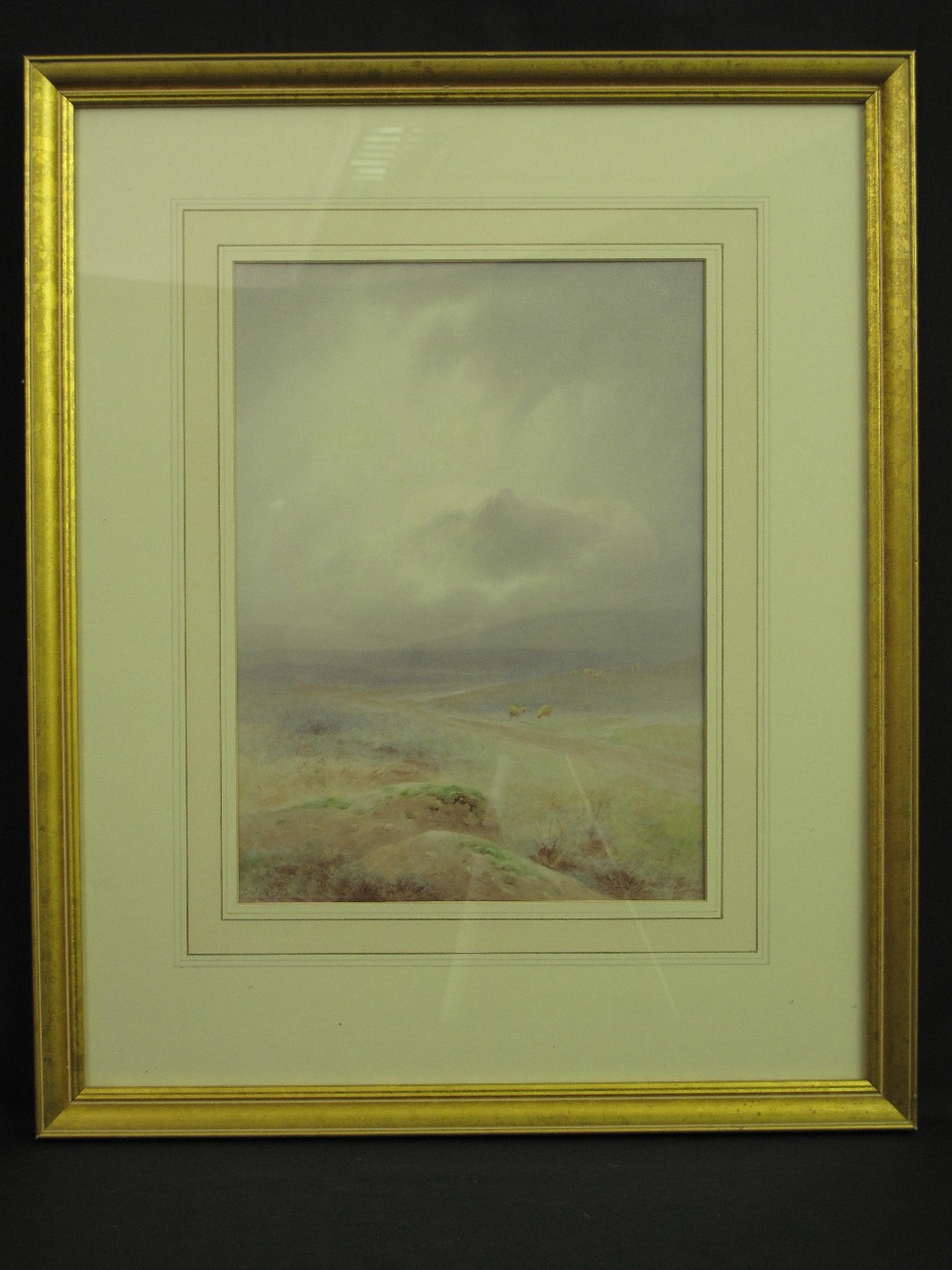 CHARLES EDWARD BRITTAN ( BRITISH, 1837-1888), "Glen Lyon, Perthshire", signed, watercolours. 14" x