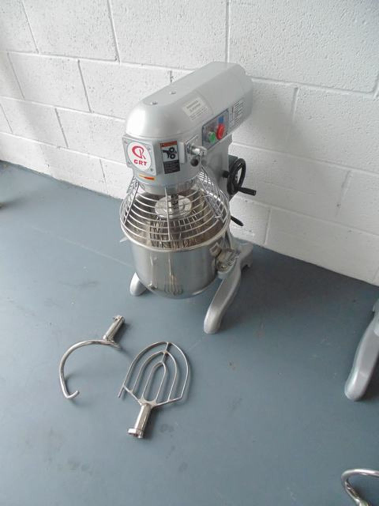 Stainless steel commercial planetary mixer model: B-20 3 speed 91/164/294 revolution per min fully