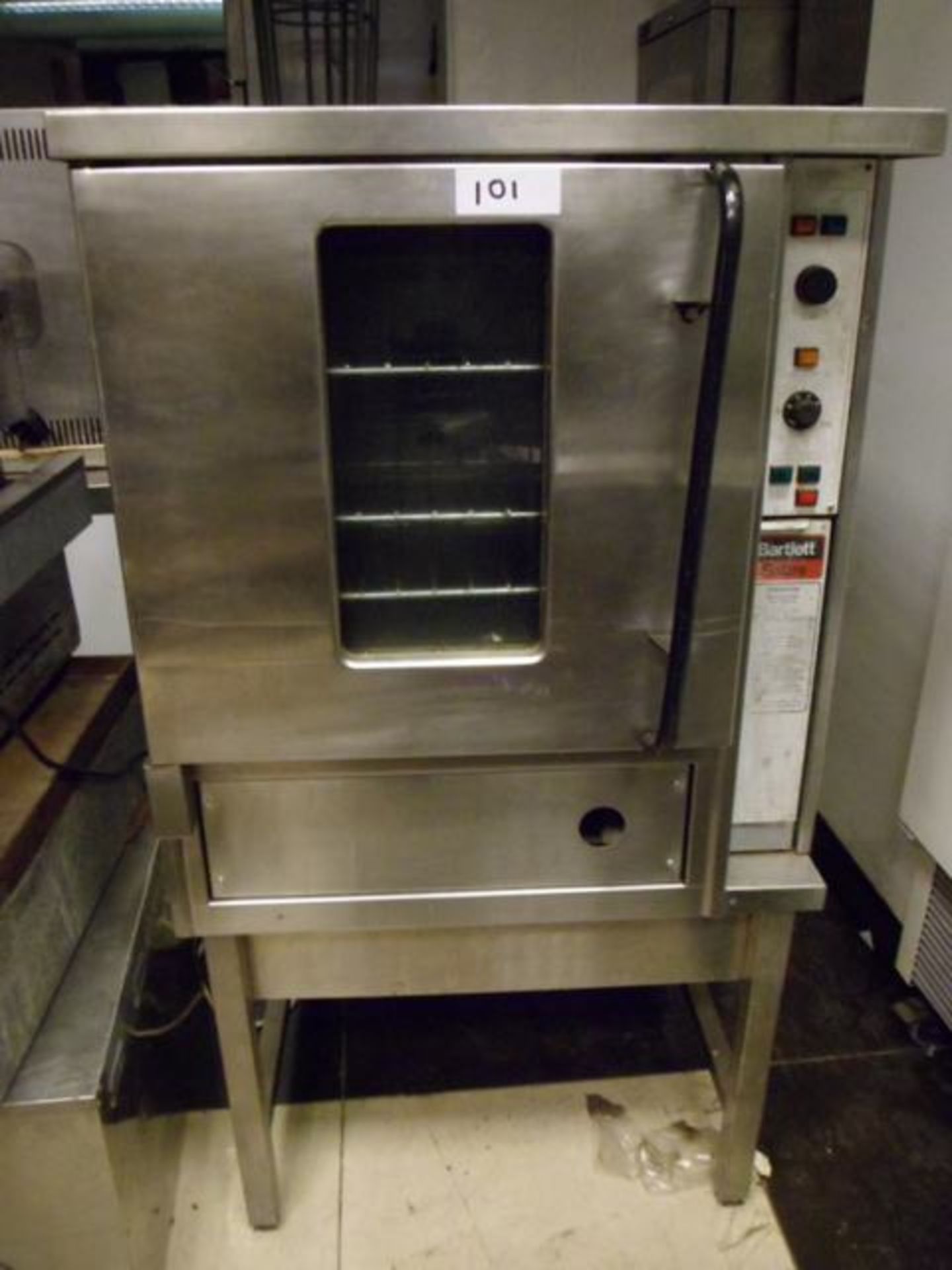Bartlett Sabre E16G gas convection oven with stand 770mm x 800mm x 1370mm (s/n T16521)