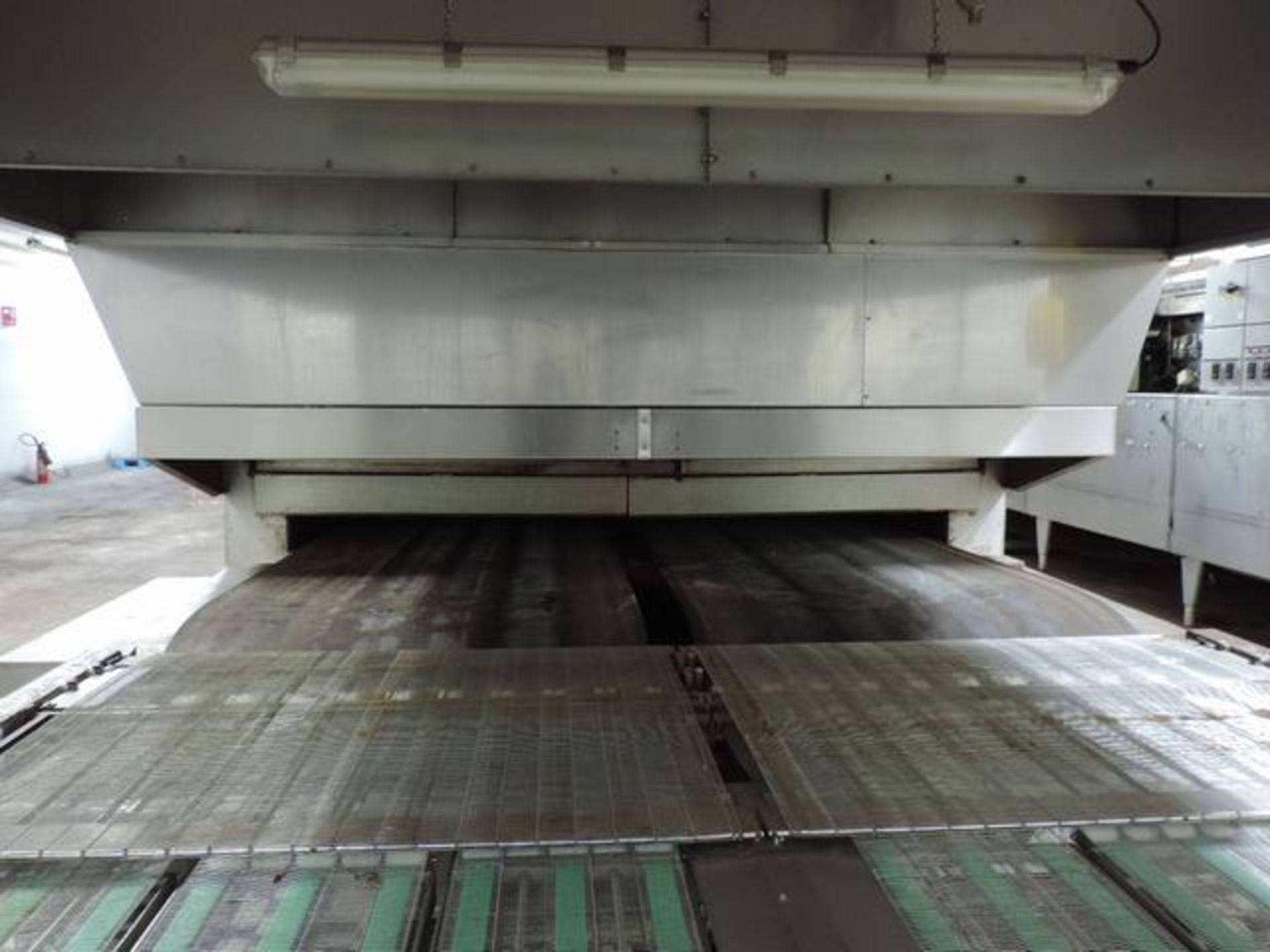 Meincke dual band oven, stainless construction, 6-zone gas fired, approx 31.5 m long, with (2) - Image 5 of 5
