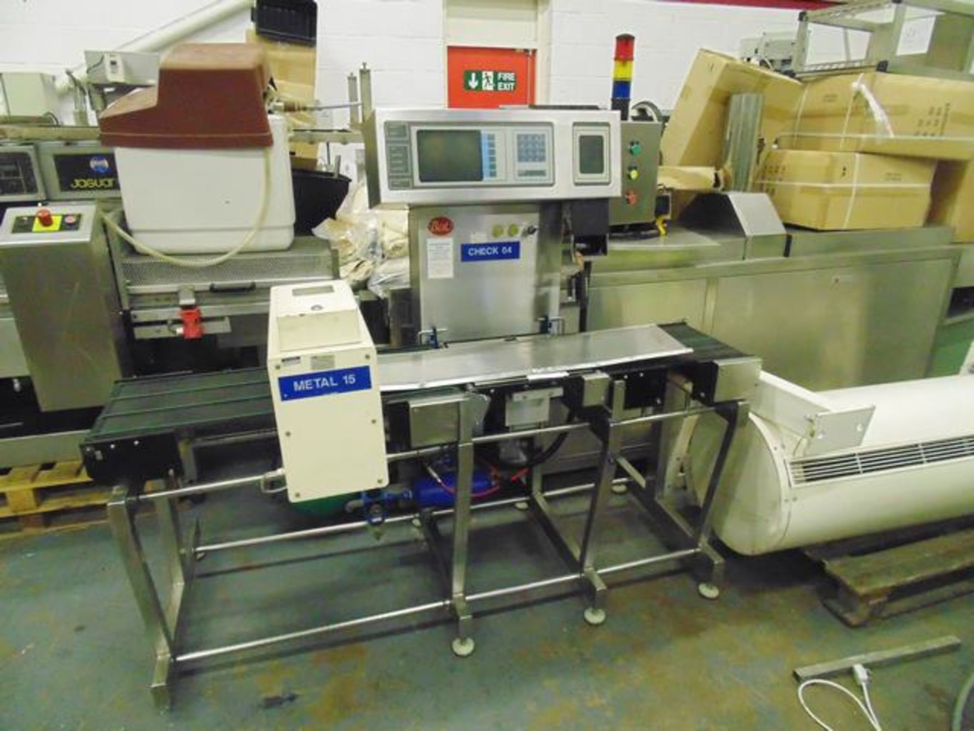 Best D30 checkweigher with Lock metal detector head