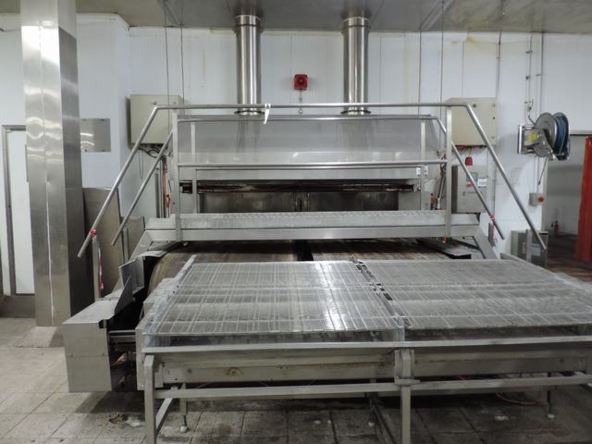 Meincke dual band oven, stainless construction, 6-zone gas fired, approx 31.5 m long, with (2) - Image 3 of 5