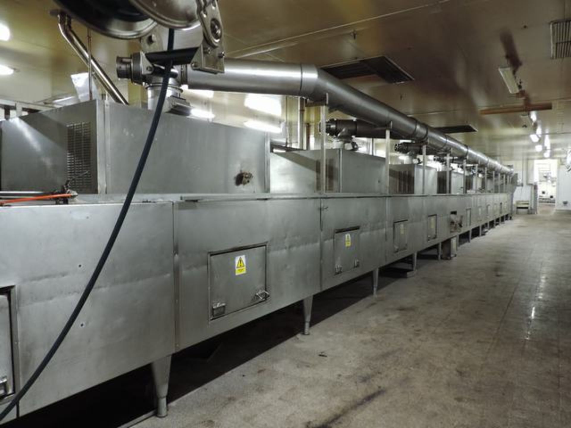 Meincke dual band oven, stainless construction, 6-zone gas fired, approx 31.5 m long, with (2) - Image 4 of 5