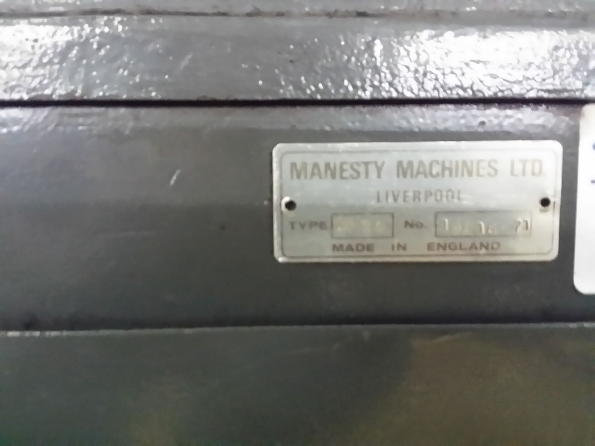 Manesty Express rotary tablet press, model XP20, 20 station, with force feeder, product hopper, - Image 4 of 4