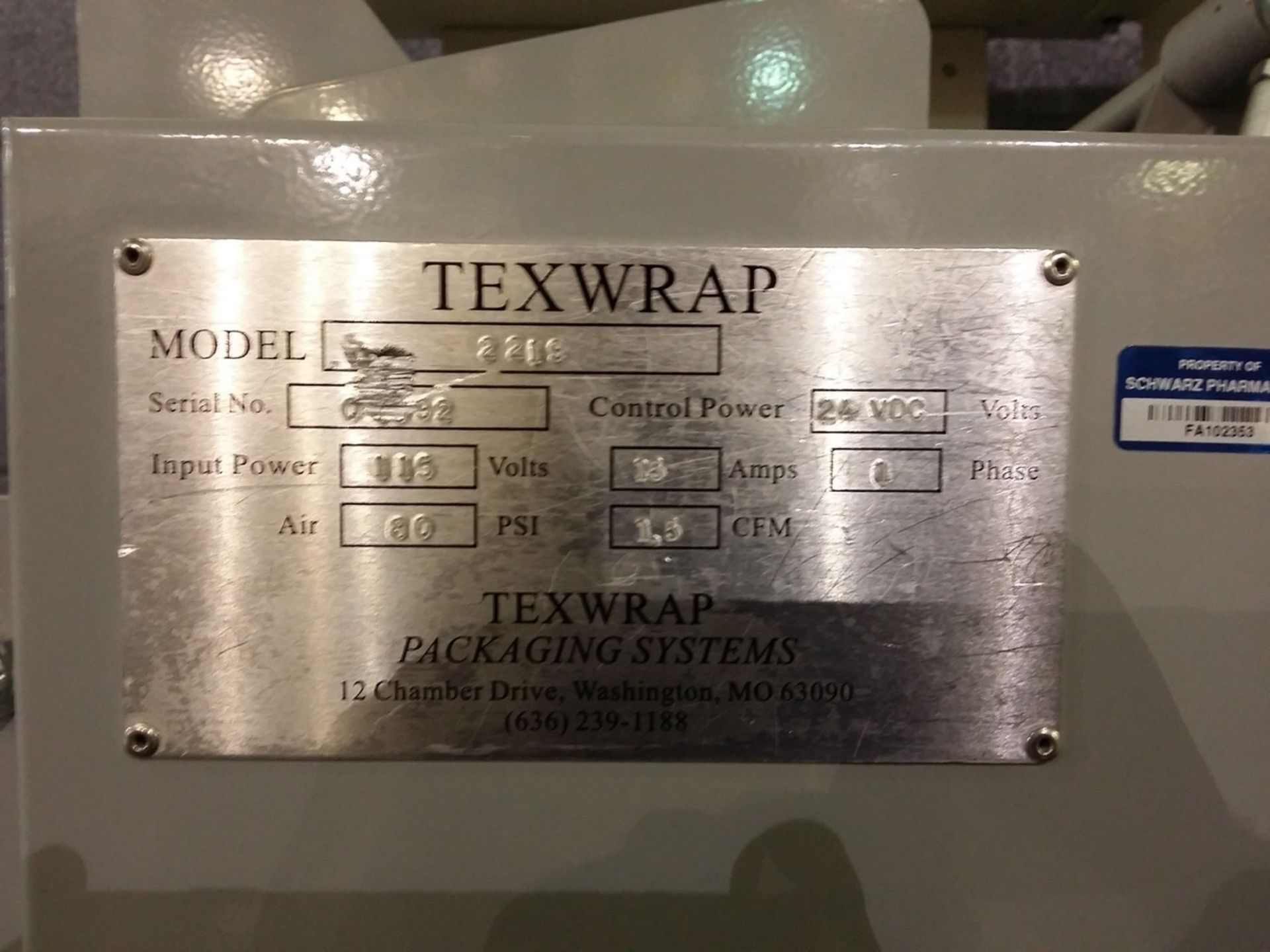 Texwrap l-bar sealer. - Image 8 of 8