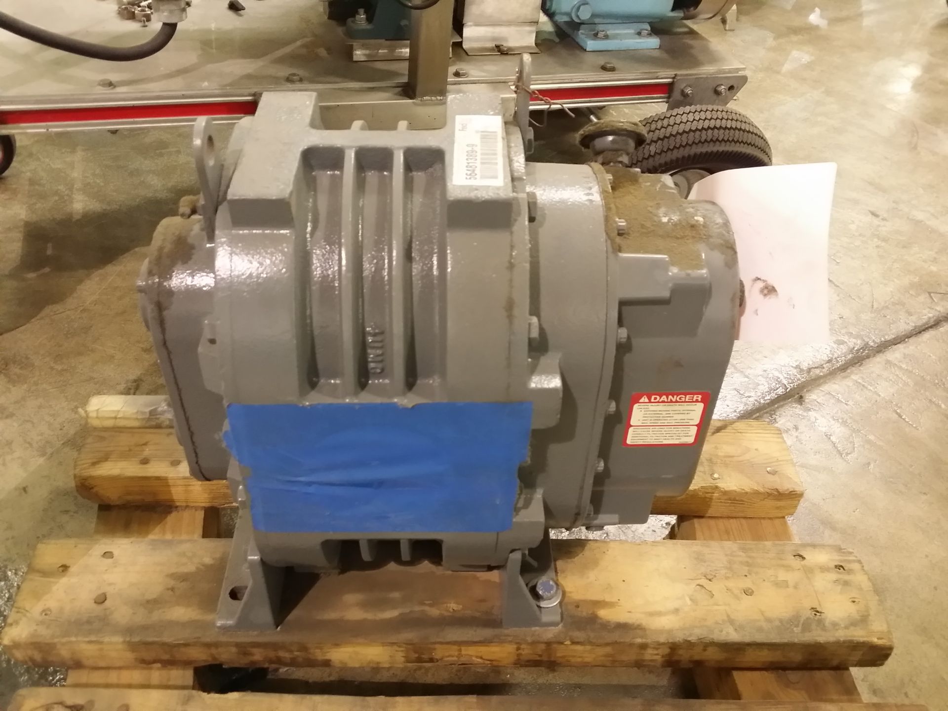 Suttorbilt rotary vacuum  blower, model GACMBA, serial# S098042, less motor.