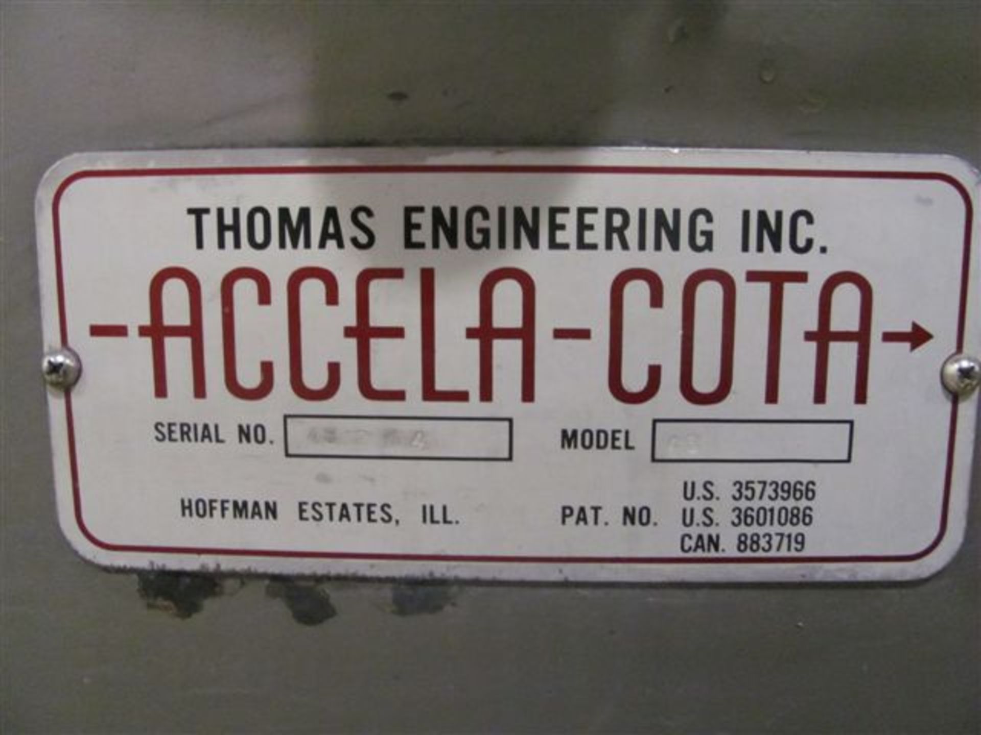 Thomas 48 Accela Cota Coating System - Image 2 of 17