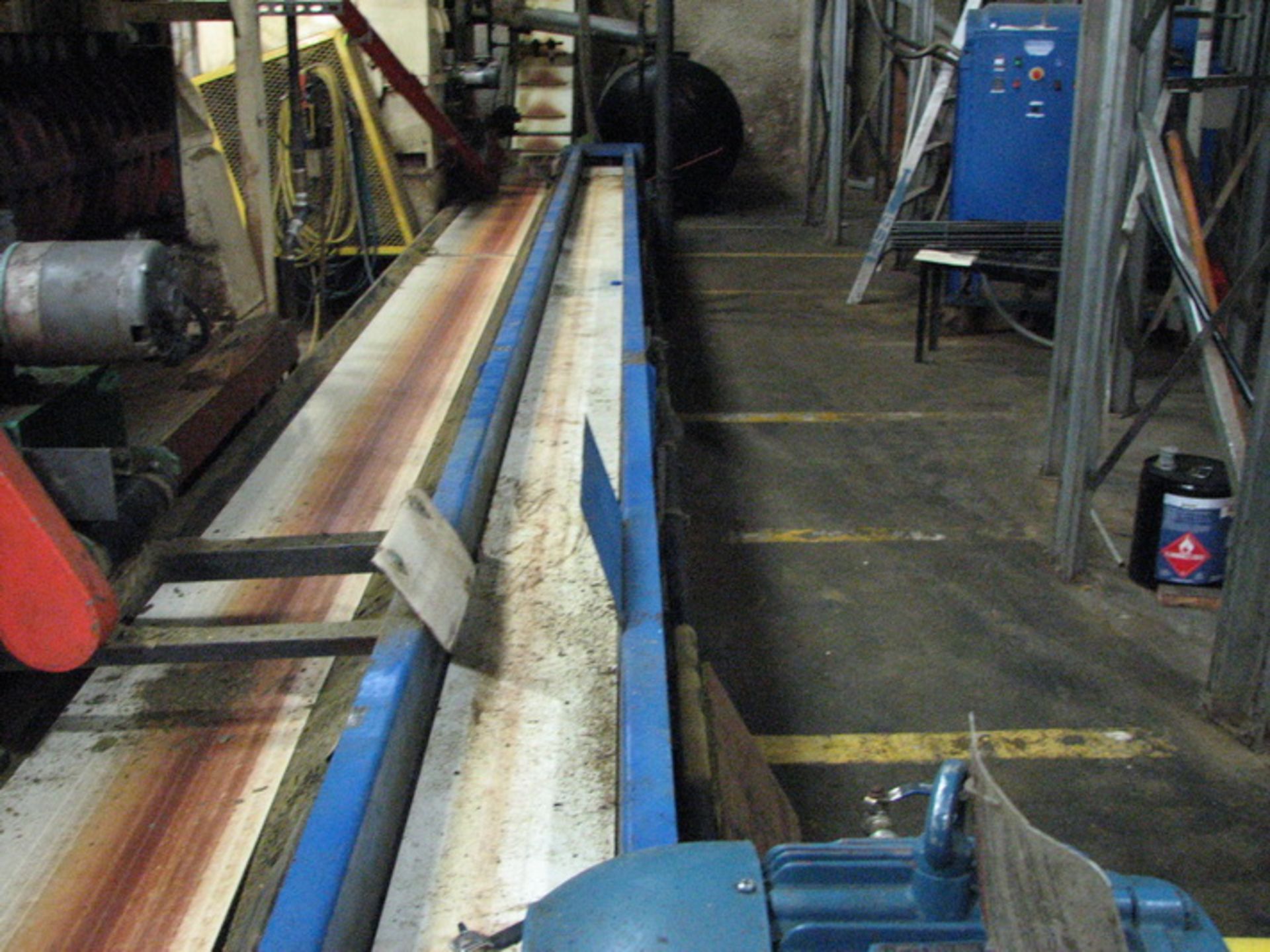 [Lot] 30' L x 10" W Belt conveyor, with 12' L x 10" incline auger conveyor - Image 2 of 3