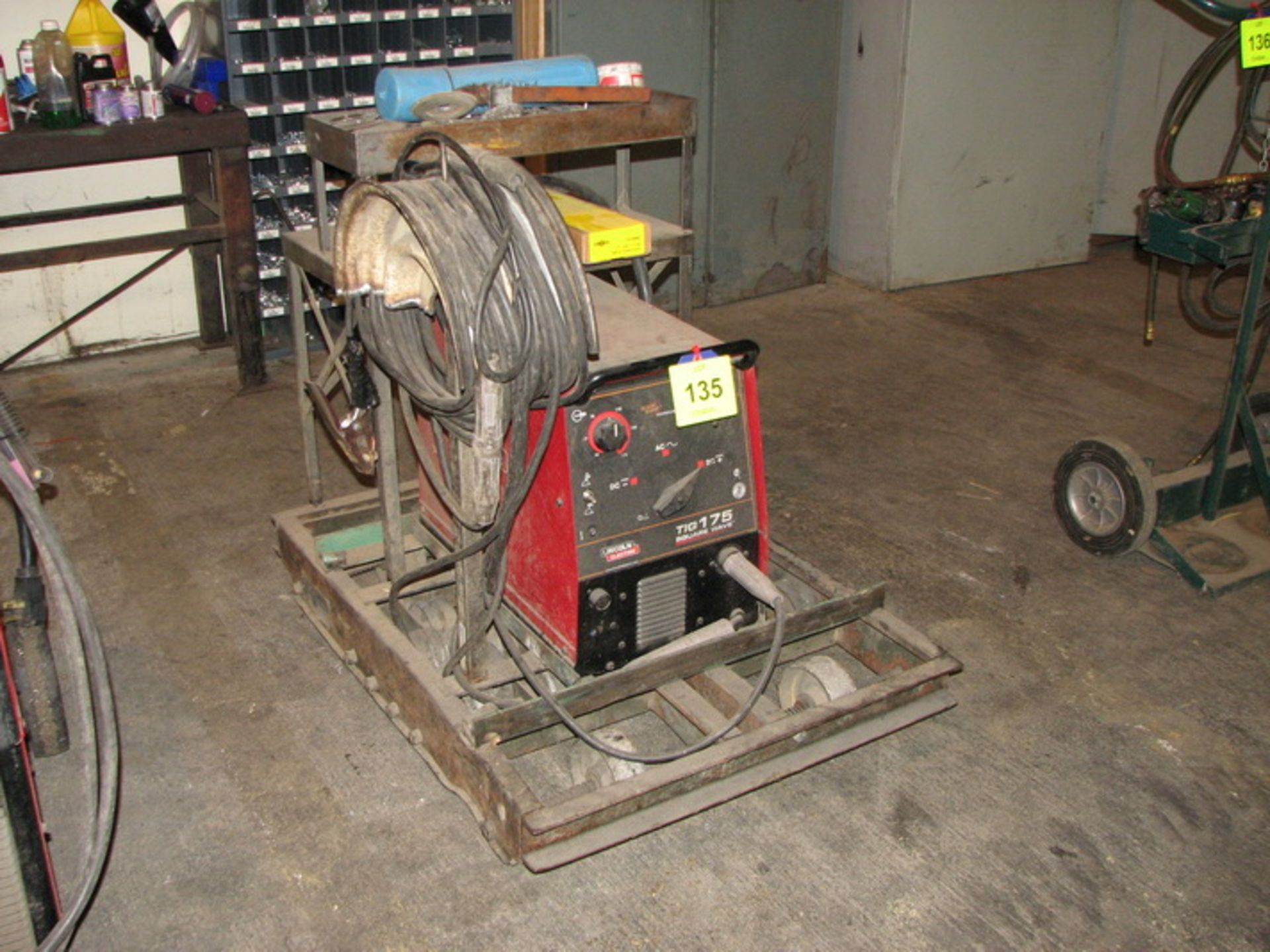 Lincoln square wave welder, model Tig 175, (portable)