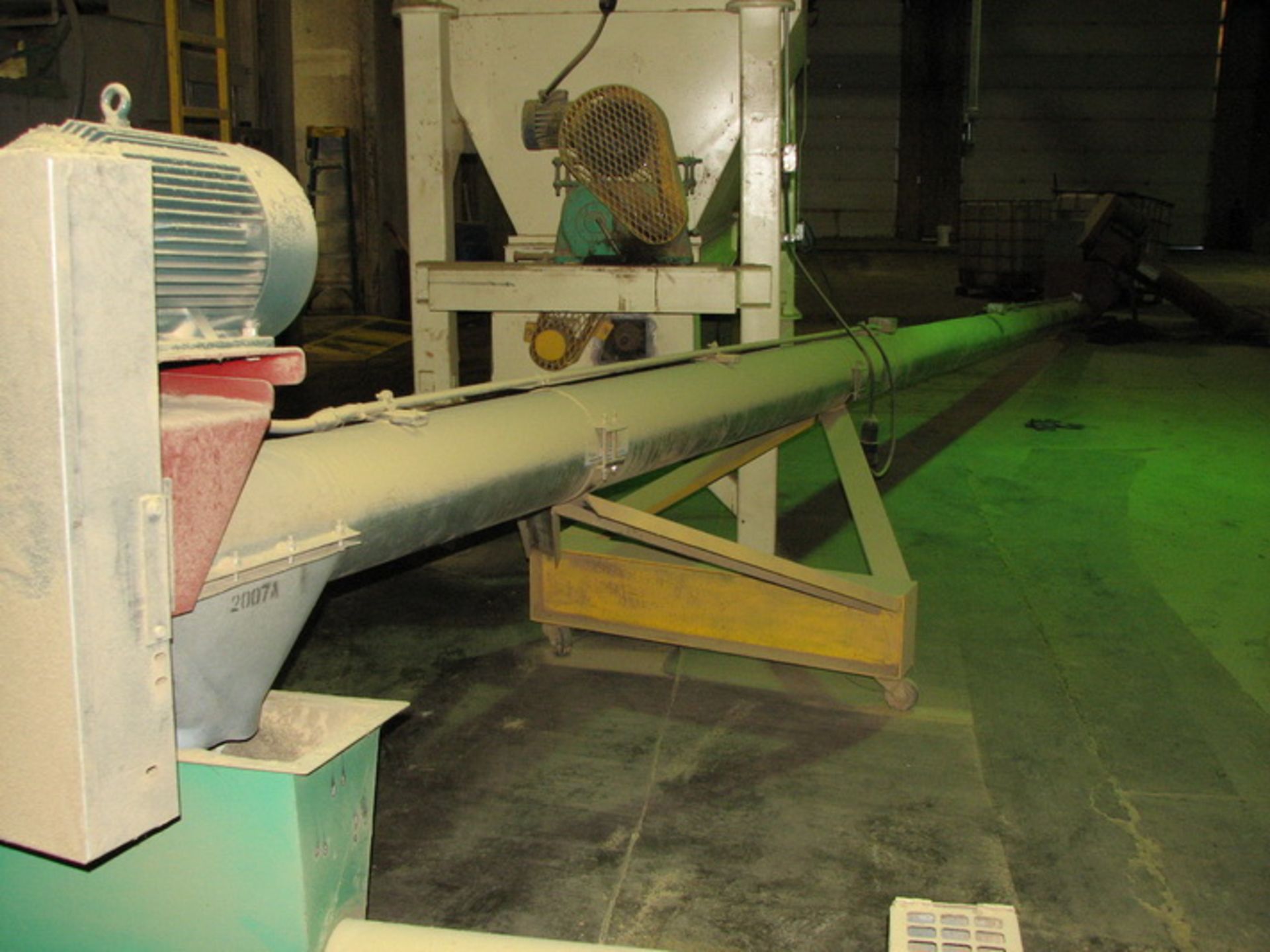 Hutchinson 42' x 8" dia. stainless incline auger, (portable) - Image 3 of 3
