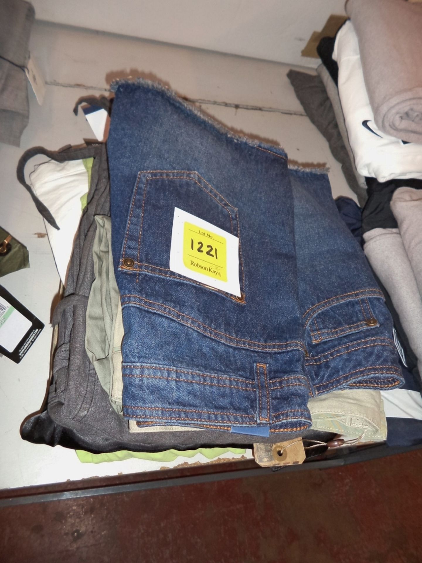 8 off assorted shorts and 3/4 length jeans, cotton shorts, canvas pants and similar