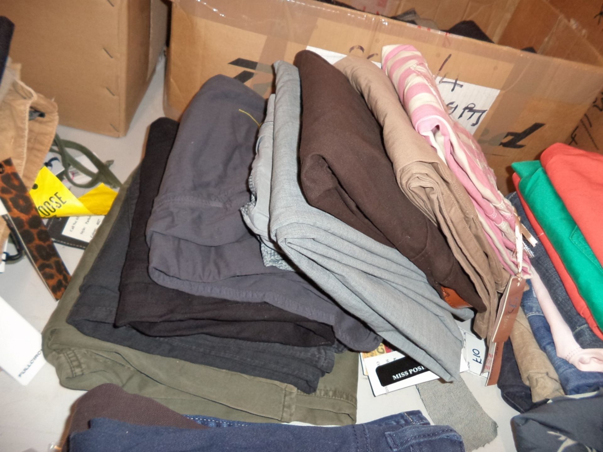 14 assorted pairs of trouser including corduroy, jean style and more - Image 3 of 3