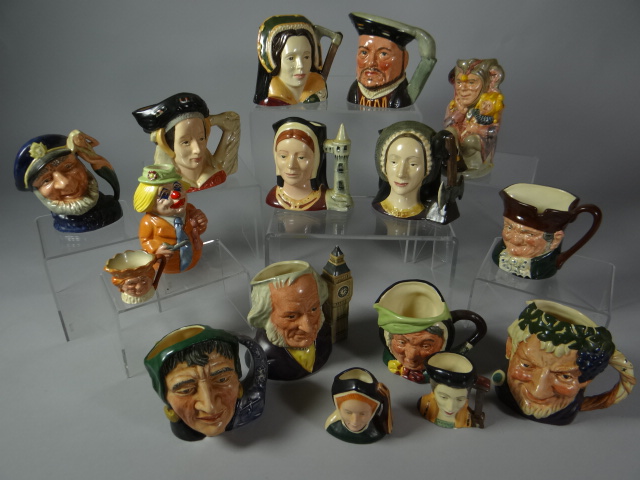 Sixteen assorted Royal Doulton character jugs