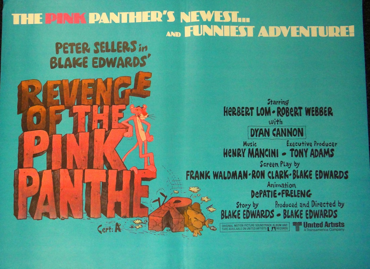 REVENGE OF THE PINK PANTHER (1978) UK Quad, 30ins x 40ins Folded