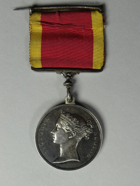 A China 1842 medal to T. Miller, Qr. Master Serg. 98th Regiment of Foot. In extremely fine