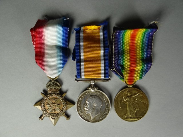 A 1914 trio to 760 Pte. H. Francis, N. Som. Yeo. (165206 Pte. on Star)