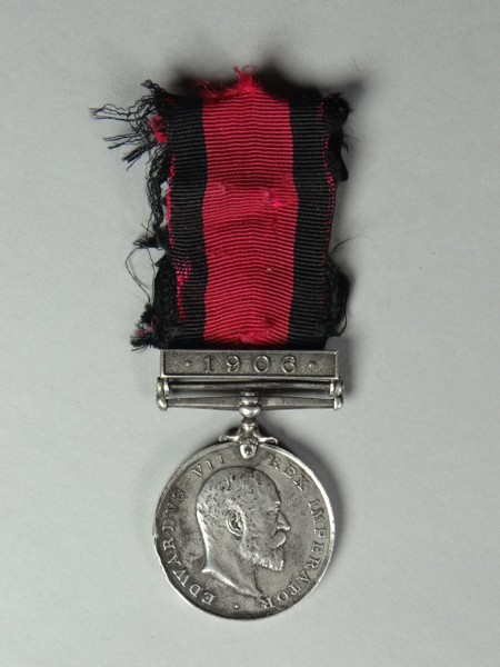 A Natal Medal with 1906 bar to I.N.D. MR. Bennett, re-suspended and edge knocks