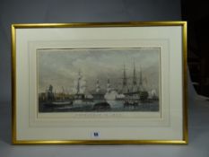 VARIOUS ENGRAVINGS as follows `Sheerness` by Wm Daniell, `Sheerness in 1850` by GH Andrews, `