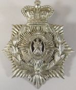 5th Volunteer Battalion Royal Scots helmet plate