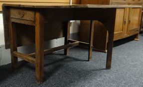 A rare example of a late nineteenth century Cardiganshire oak gate-leg table, circa 1780-1800,