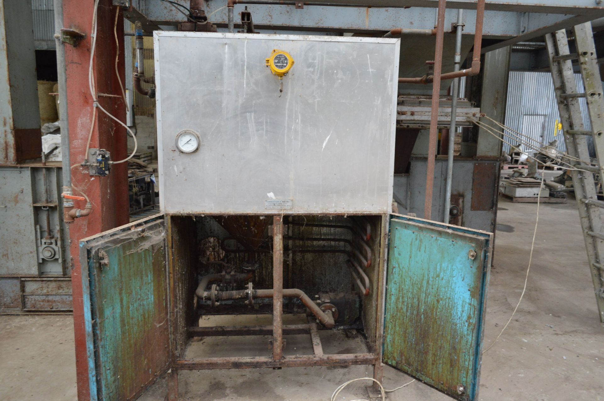 Combustion & Marine Stainless Steel Hopper Fats Hot Box, (understood to have loadcell), with SSP