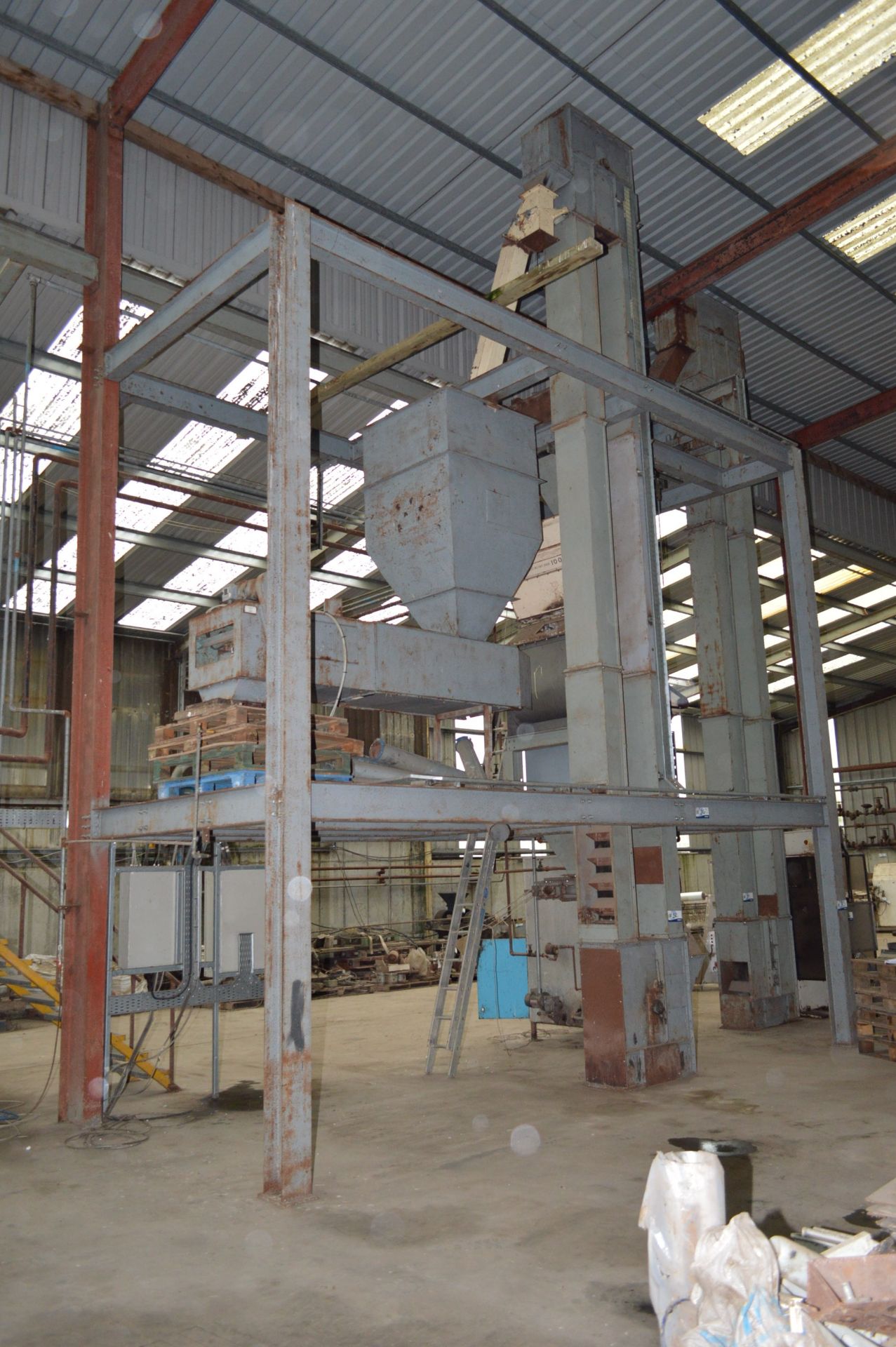 The Bolted RSJ Plant Entablature, approx. 7m x 3m x 6m high (not including the building supports) (