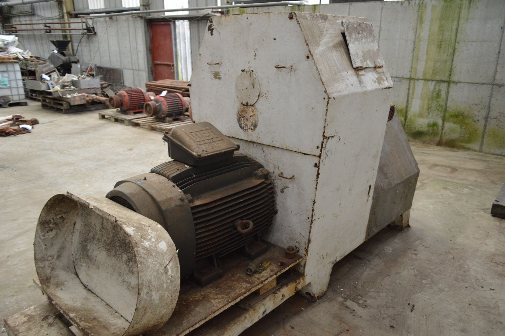 Wenger EXTRUDER, serial no. 8312-8693, with Weg 55kW electric motor and equipment on two pallets - Image 3 of 6