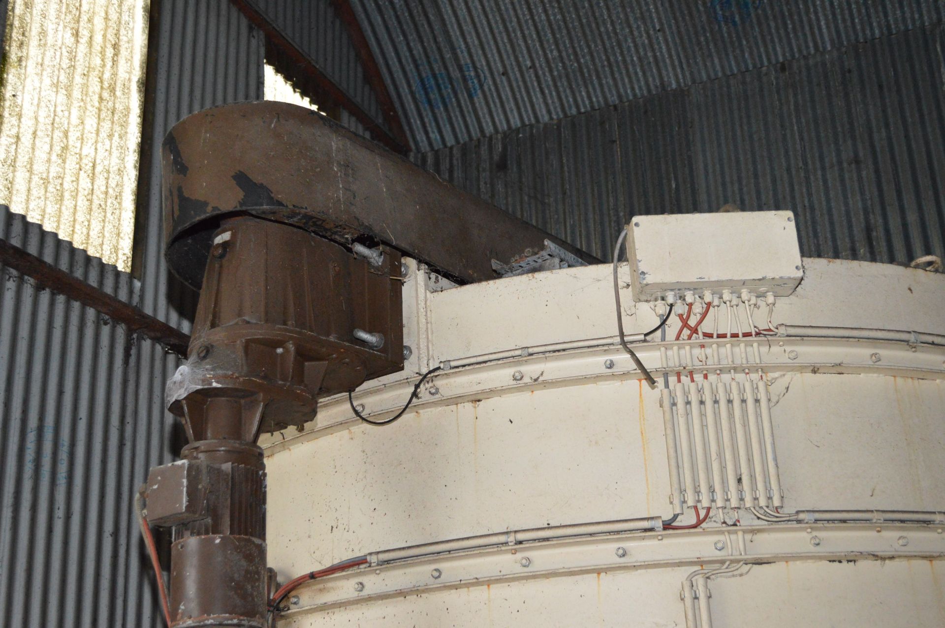 Paul Klockner TK 260.3.2 GAS FIRED ROTARY DRYER/ COOLER, serial no. 43.007/64.394, max volume 4.2m³, - Image 6 of 12