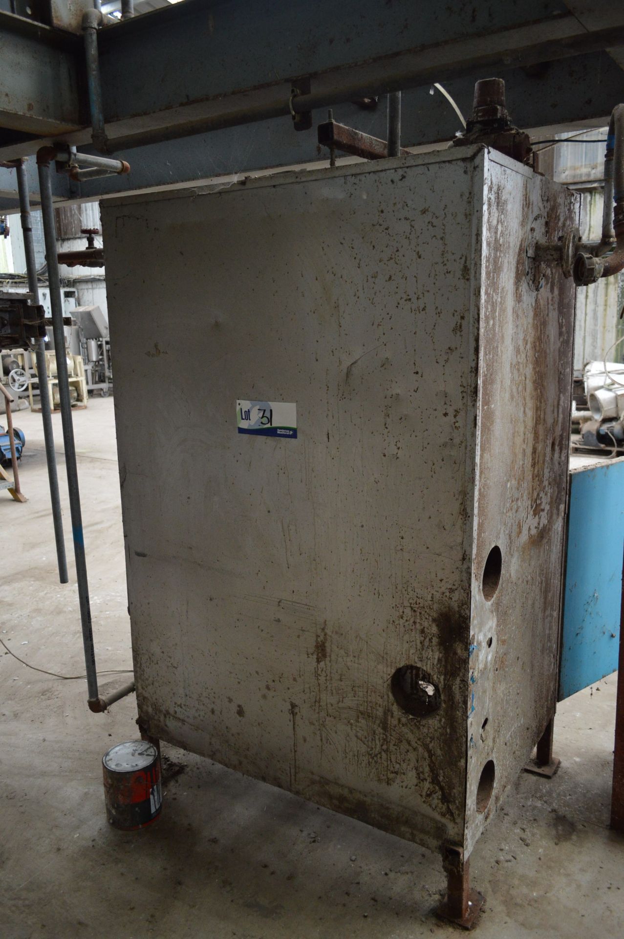 Combustion & Marine Stainless Steel Hopper Fats Hot Box, (understood to have loadcell), with SSP - Image 6 of 6