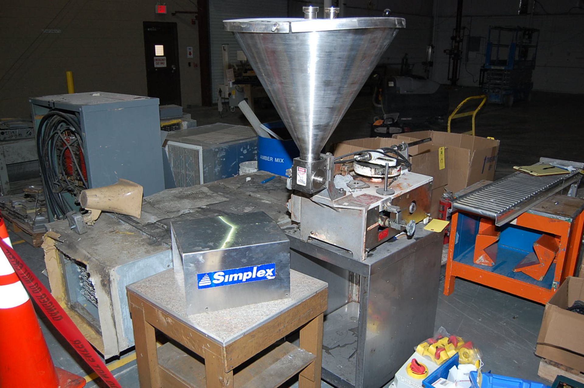 Simplex Series AS Processing Machine, Hopper, Speed Control, SS Hinged Lid, Stainless Steel Base - Image 2 of 5