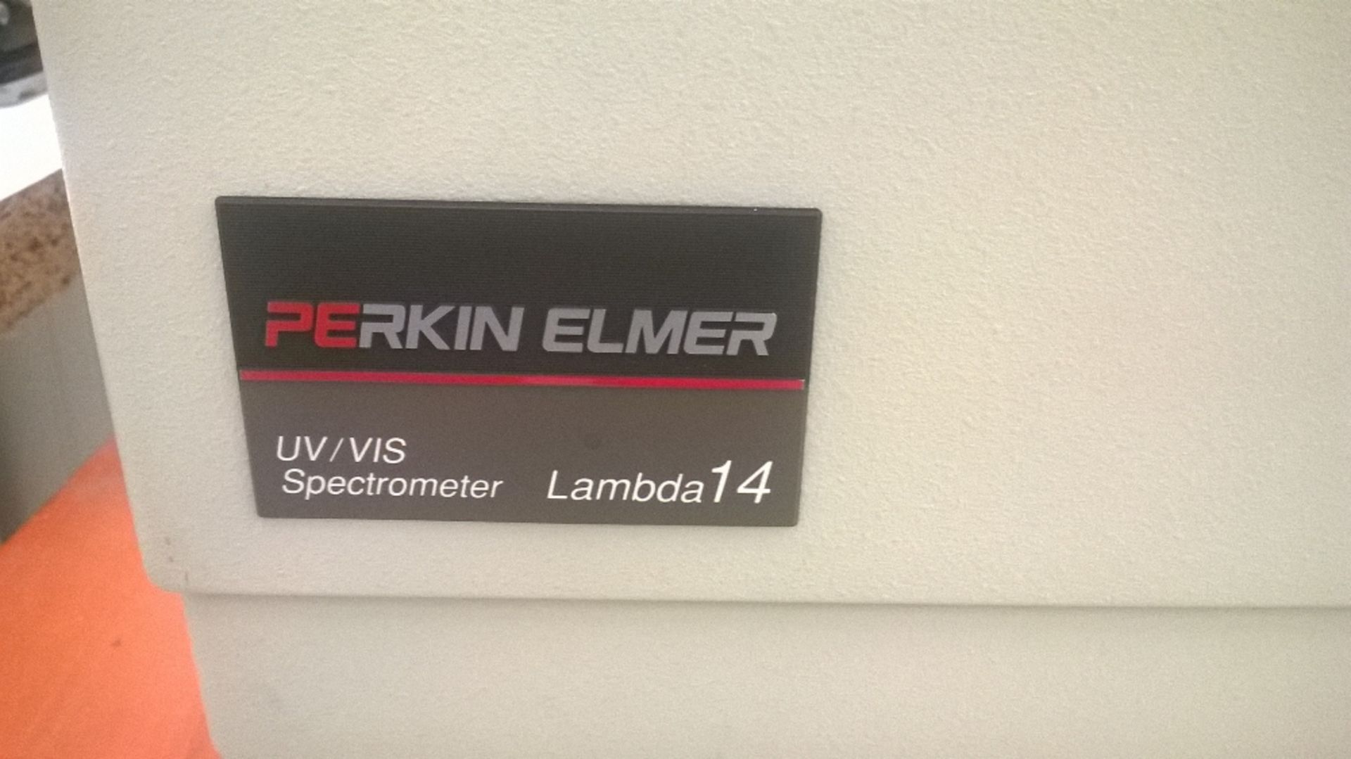 Perkin Elmer Lambda 14 UVNIS spectrophotometer Serial No. 50071 - Image 3 of 10