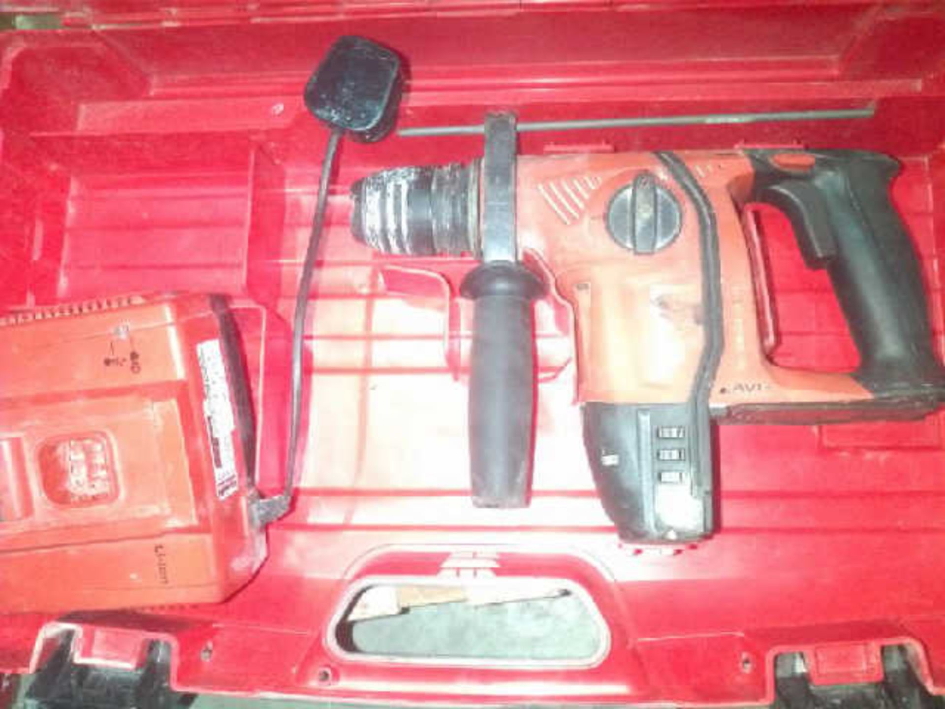 HILTI TE 36V HAMMER DRILL WITH CHARGER IN CASE