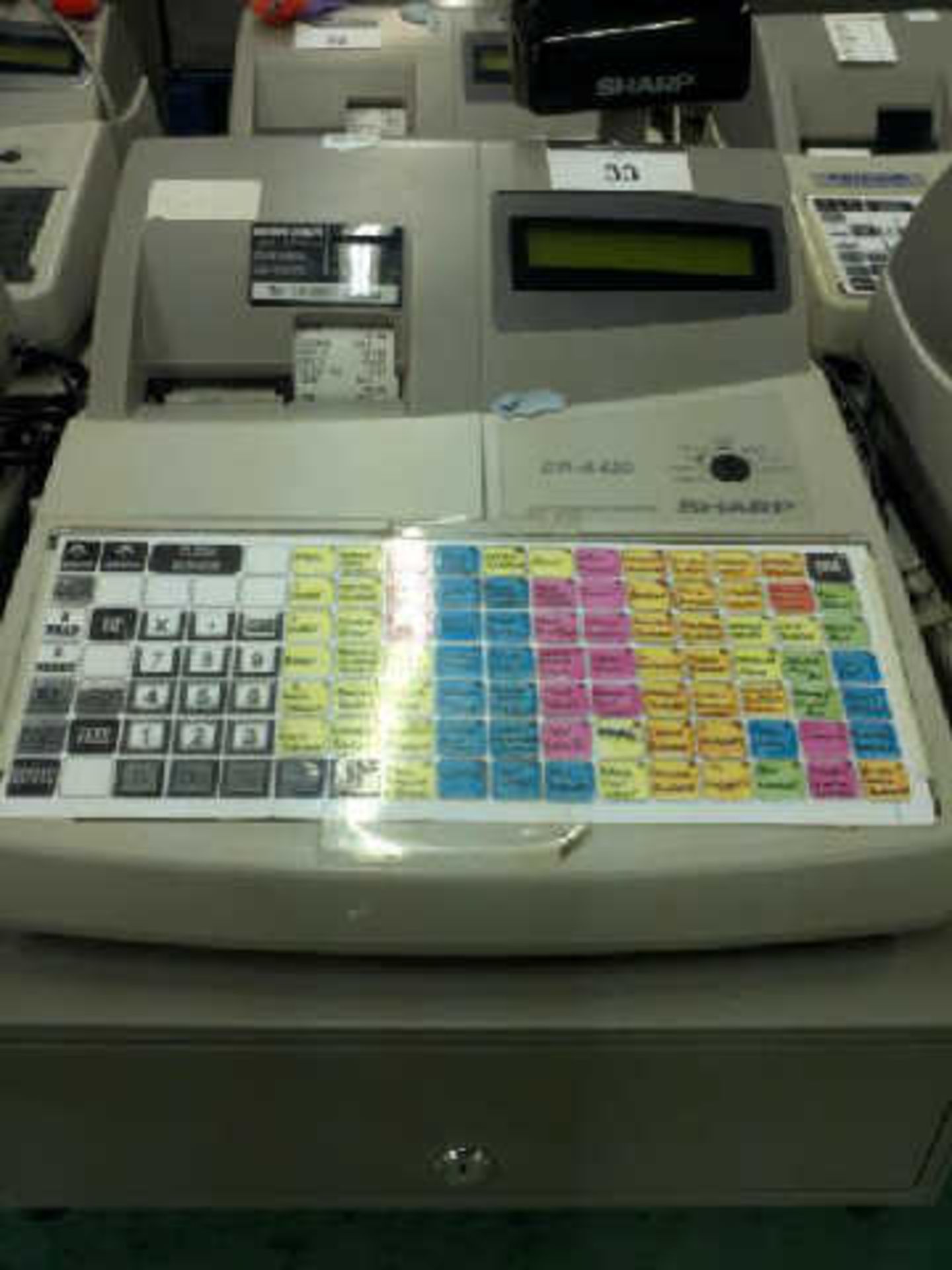 SHARP ER-A420 ELECTRONIC CASH REGISTER - Image 3 of 3