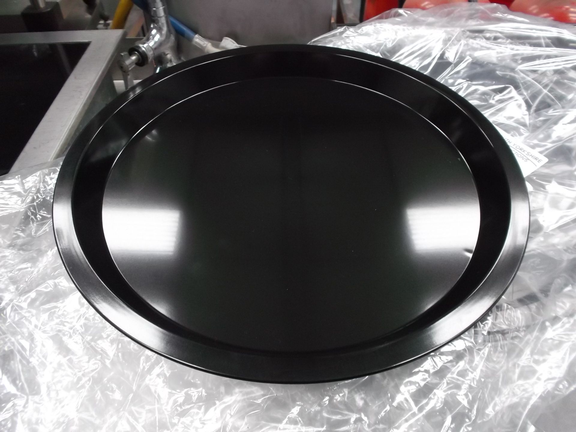 Black Round 25 New Service Trays