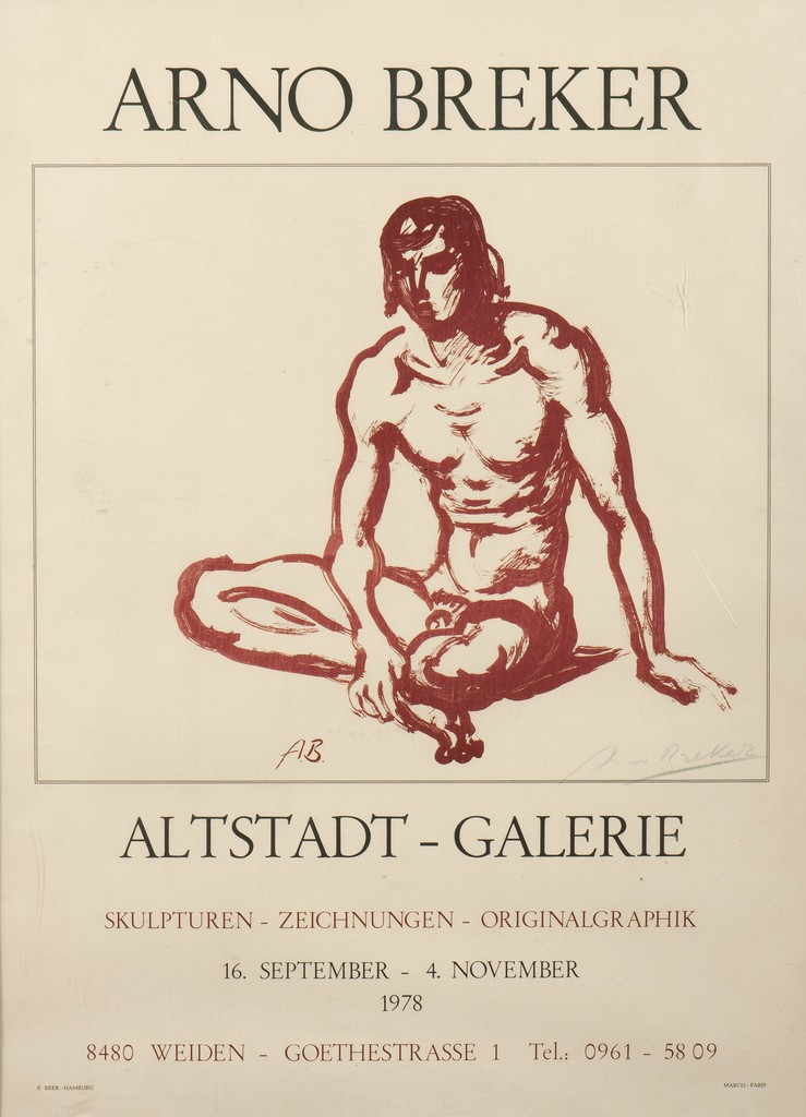 ARNO BREKER (Elberfeld 1900 - Düsseldorf 1991)Etude, ca. 1929-30. Bronze with black patina. Unknow - Image 3 of 5