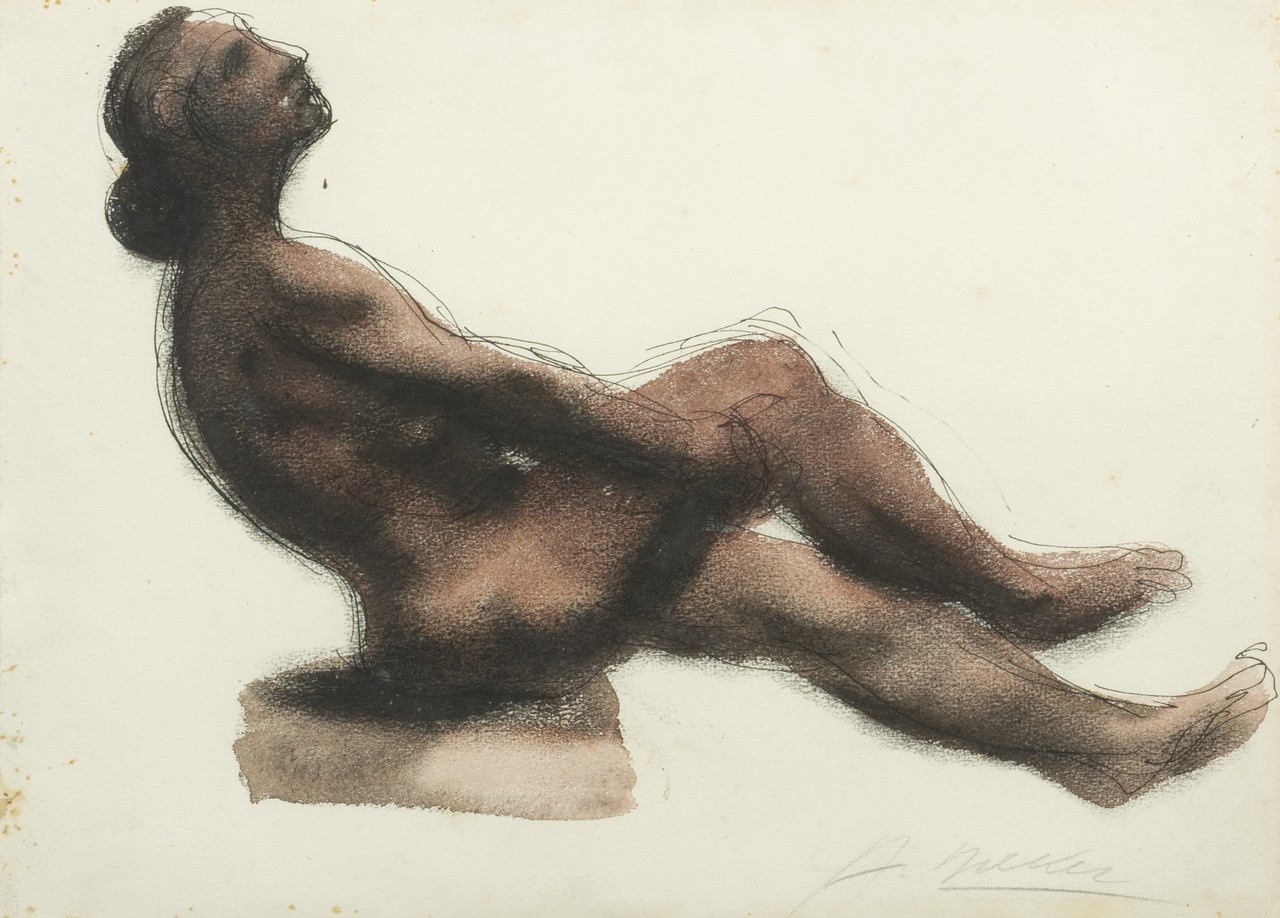 ARNO BREKER (Elberfeld 1900 - Düsseldorf 1991)Etude, ca. 1929-30. Bronze with black patina. Unknow - Image 4 of 5