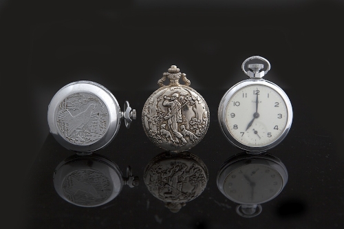 A collection of various metal pocket watches, together with a Gent's Citron wristwatch etc.