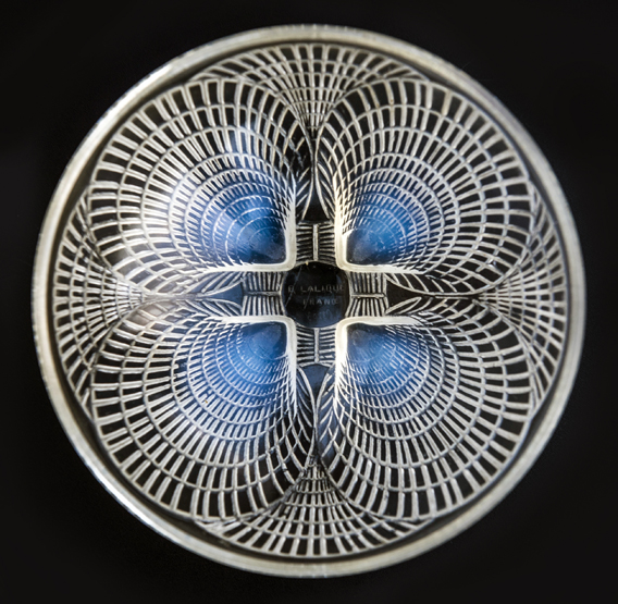 A LALIQUE "COQUILLES" PATTERN BOWL, with pre-1945 R. Lalique France etched mark and further etched