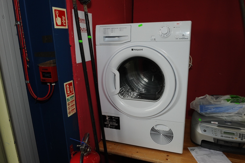 A  Hotpoint tumble dryer