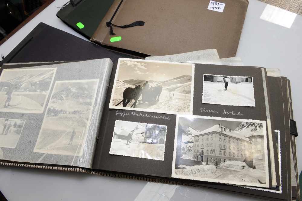 Four photograph albums of 1930`s family snaps