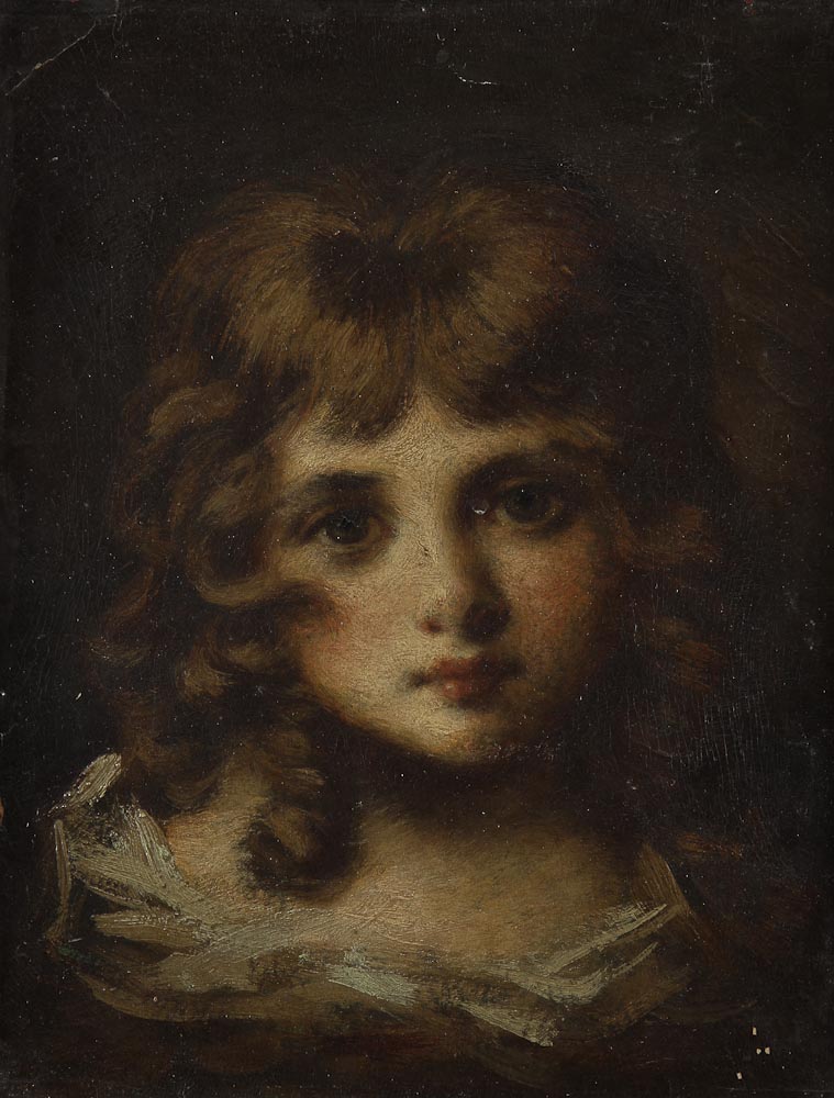 Féodor Petrovitch TCHOUMAKOFF [attribué à] (1823, Saint-Pétersbourg - 1911, Paris) Portrait de jeune