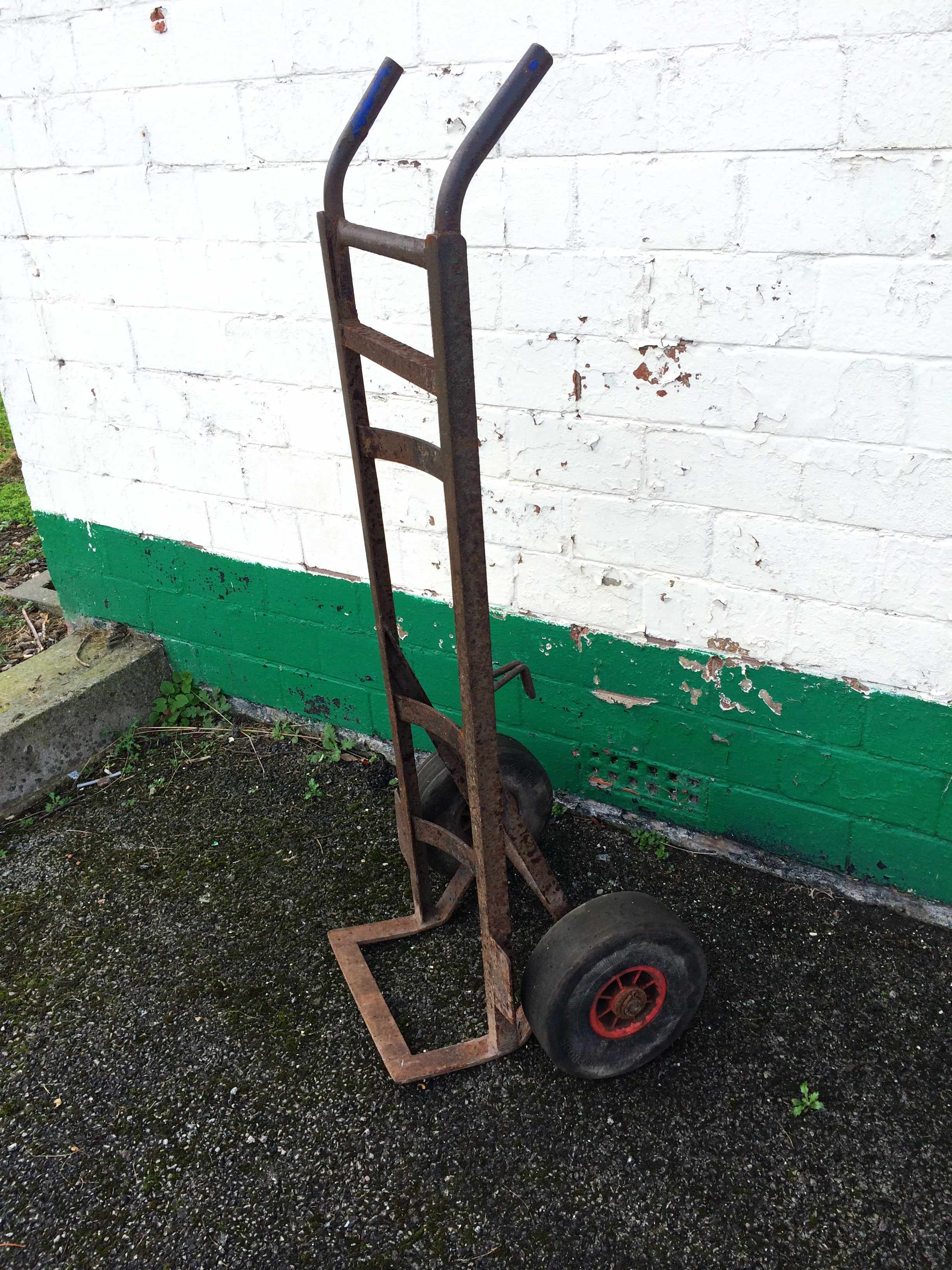 Mid 20thC hand trolley sack barrow